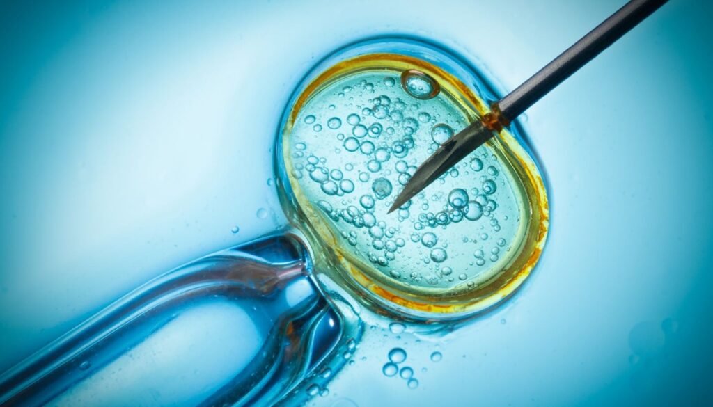 tecnica ICSI manipolazione ovulo e spermatozoo
